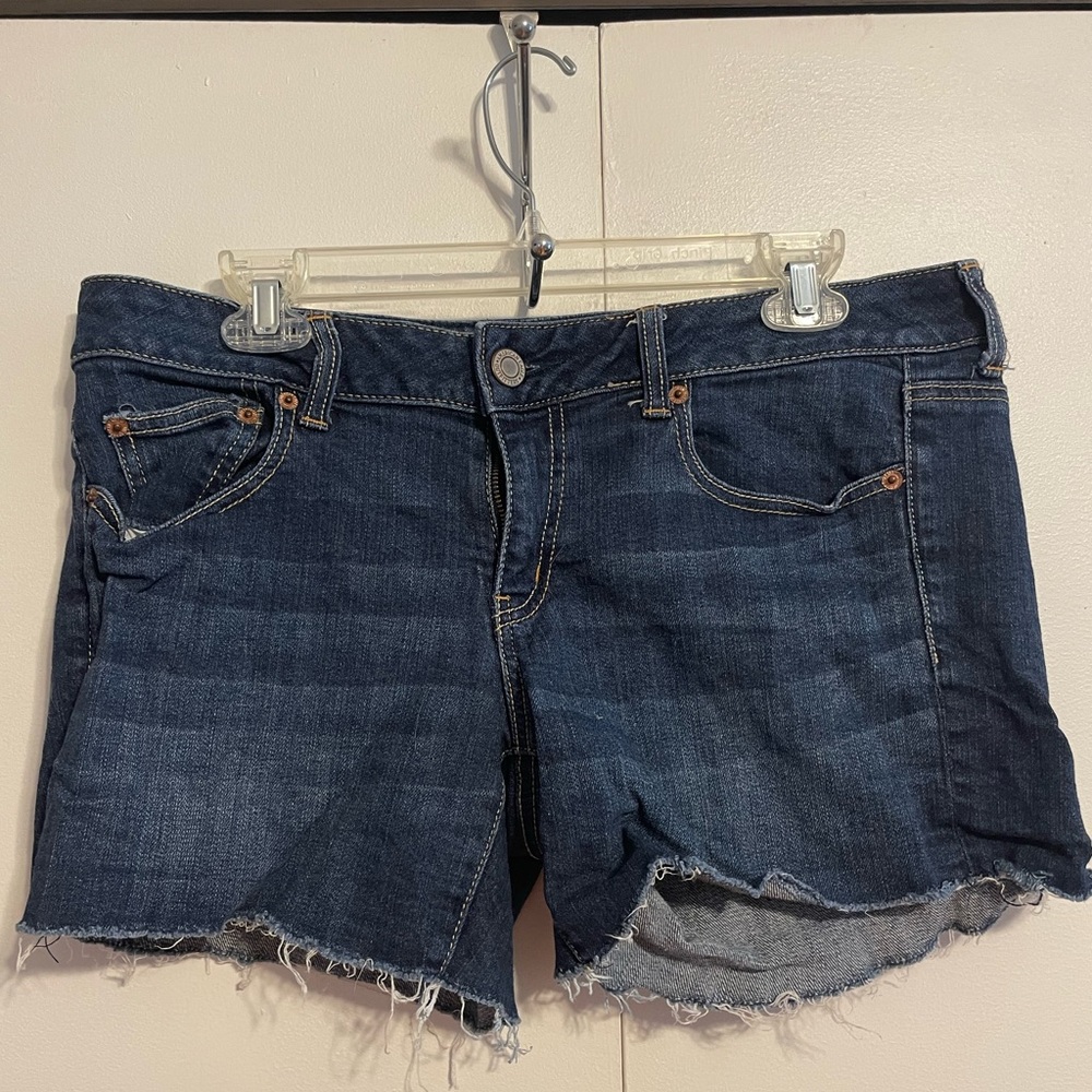 American Eagle Dark Wash Jean Shorts